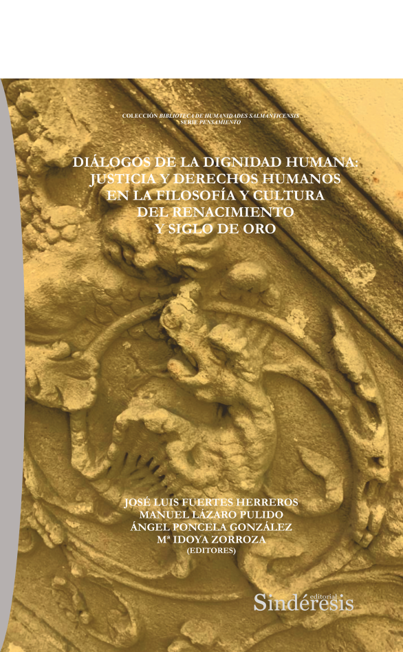 portada dialogos de la dignidad humana justicia y derechos humanos en la filosofia y cultura del renacimientoy siglo de oro