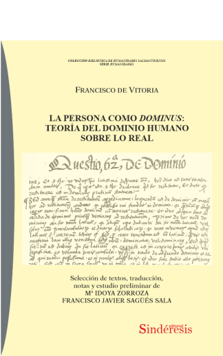 portada la persona como dominus teoria del diminio humano sobre lo real